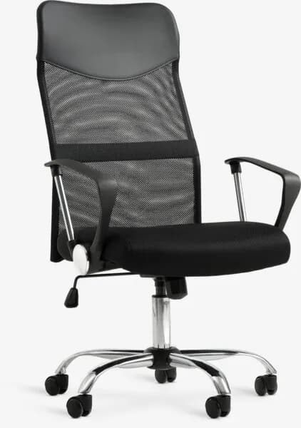 Kontorstol BILLUM svart mesh