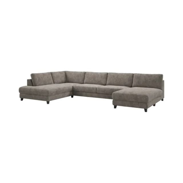 Vincent hjørnesofa med sjeselong XL og endeavslutning XL