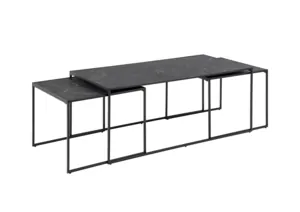 Infinity Sofabord 120x60cm H:48cm/56x56cm H:44cm x 2