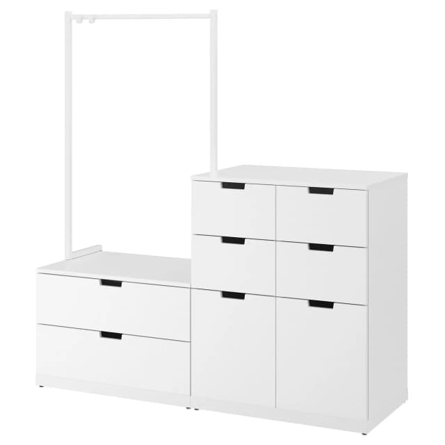 NORDLI Kommode med 8 skuffer 160x169 cm
