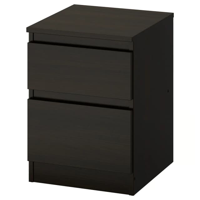 KULLEN Kommode med 2 skuffer 35x49 cm