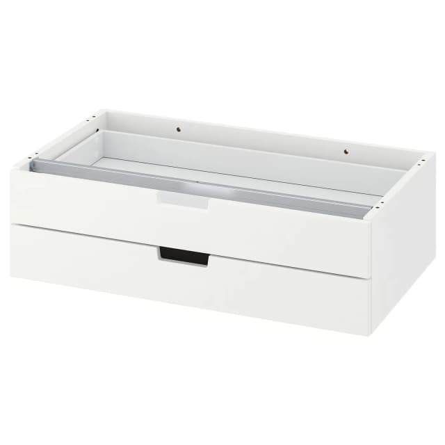 NORDLI Modulkommode med 2 skuffer 80x23 cm