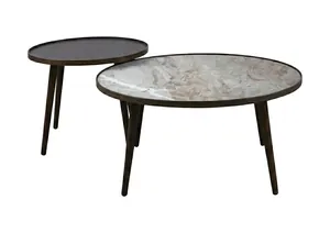 Madde Sofabord Ø:88cm H:45cm, Ø:58cm H:41cm